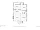 Floor plan showing the layout of the first floor including living room, kitchen and bedroom at 1601 Albion St, Denver, CO 80220