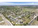Expansive aerial view of a residential neighborhood featuring well-maintained homes and green spaces at 4804 Eckert St, Castle Rock, CO 80104