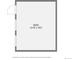 Schematic of shed floor plan measuring 13'10