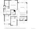 Second-story floor plan featuring bedrooms, bathrooms, laundry room, and walk-in closets at 9570 Kendrick Way, Arvada, CO 80007
