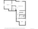 Detailed basement floor plan with a bedroom, recreation room, storage, utility room, and bathroom at 9570 Kendrick Way, Arvada, CO 80007