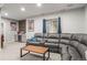 Relaxing living room with sectional couch, wet bar and plenty of natural light at 9570 Kendrick Way, Arvada, CO 80007