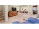 Spacious finished basement with room for games and recreation at 13640 County Road 182, Bennett, CO 80102