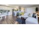 Spacious living room with seating at 937 N Clarkson St # 405, Denver, CO 80218