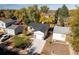 Aerial view of house and surrounding neighborhood at 17769 E Purdue Pl, Aurora, CO 80013