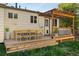 Elevated deck with pergola and outdoor furniture at 17769 E Purdue Pl, Aurora, CO 80013