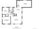 Detailed floor plan showcasing 838 square feet of living space, room dimensions, and layout at 4100 Fenton St, Denver, CO 80212