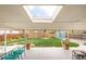 Covered patio that extends the indoor living space to the outdoors and view of the landscaped backyard at 1662 S Eudora St, Denver, CO 80222