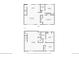 Floor plan of main level featuring 2 bedrooms, bathroom, kitchen, and living room at 2448 S Galapago St, Denver, CO 80223
