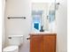 Neat bathroom with updated vanity, fixtures, and a bright, clean appearance for a functional space at 992 Burning Bush Pt, Monument, CO 80132
