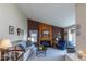 Inviting living room with a cozy fireplace, neutral colors, and comfortable seating at 4369 E 127Th Way, Thornton, CO 80241