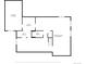 Layout of basement with recreation room, storage, bath and utility area at 7583 W Trail South Dr, Littleton, CO 80125