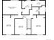 Layout of the second floor with primary bedroom, bath, hall and bedrooms at 7583 W Trail South Dr, Littleton, CO 80125