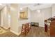 Kitchen with granite countertop and breakfast bar at 2231 S Vaughn Way # 305B, Aurora, CO 80014