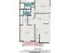Detailed floor plan showcasing the layout of the home, including room dimensions at 1111 S Garrison St # 202, Lakewood, CO 80232