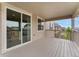 Outdoor deck perfect for entertaining with railing and sliding door access at 4666 S Malaya Ct, Aurora, CO 80015