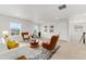 Open living area features a patterned rug, neutral walls, and comfortable seating at 4666 S Malaya Ct, Aurora, CO 80015