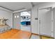 Garage featuring a storage area and kayak racks at 6201 Rain Dance Trl, Littleton, CO 80125