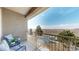 Balcony with seating, lovely views, and railing at 8690 Decatur St # 305, Westminster, CO 80031