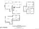 Complete floor plan illustrating room dimensions for all three levels of the home at 30866 Kings Valley Way, Conifer, CO 80433
