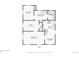 Detailed floor plan showcasing the layout of the home, including the living room, kitchen, and bedrooms at 1340 Iola St, Aurora, CO 80010