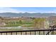 Scenic mountain views overlooking the neighborhood park and recreational areas at 10597 Soulmark Way, Highlands Ranch, CO 80126