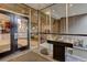 Well-lit building entrance featuring glass doors and a secure entry system at 2 Adams St # 809, Denver, CO 80206