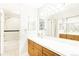 Bathroom features a large vanity, updated tile, and a shower over tub at 969 S Pearl St # 305, Denver, CO 80209
