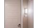 Private entrance with keyless entry and modern light fixture at 12983 W Ida Ave # 400, Littleton, CO 80127