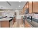 Spacious kitchen featuring ample counter space, cabinets and stainless steel appliances at 11865 Barrentine Loop, Parker, CO 80138
