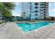 Outdoor pool with comfortable seating, offering a perfect spot for relaxation at 1700 Bassett St # 101, Denver, CO 80202