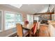 Dining room with wood table, colorful chairs, and windows that provide an abundance of natural light at 7750 S Glencoe Way, Centennial, CO 80122