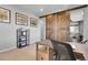 Comfortable office space featuring a barn door, plush carpet, neutral accents and recessed lighting at 4781 Basalt Ridge Cir, Castle Rock, CO 80108