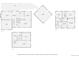 Comprehensive view of the floor plans, levels one through three, includes measurements for rooms, garage, patio at 10130 E Powers Ave, Greenwood Village, CO 80111
