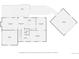 Detailed floor plan showing layout of the main floor with measurements for rooms, garage and patio at 10130 E Powers Ave, Greenwood Village, CO 80111