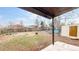 Spacious backyard with shed, garden, and firepit at 1242 Elder St, Denver, CO 80221