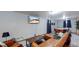 Basement recreation area with sectional sofa and TV at 1242 Elder St, Denver, CO 80221