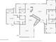 Detailed floor plan shows the layout of a Wheat Ridge home with garage and multiple bedrooms at 10400 W 35Th Pl, Wheat Ridge, CO 80033