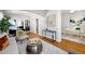 Open-concept living space with hardwood floors and modern decor at 3391 W 32Nd Ave, Denver, CO 80211