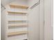 Walk-in closet featuring shelving units at 4674 Flower St, Wheat Ridge, CO 80033