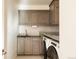 Functional laundry room with ample cabinets and countertop space at 335 Clayton St, Denver, CO 80206