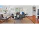 Charming living room with hardwood floors, stylish decor, and comfortable seating at 4740 Milwaukee St, Denver, CO 80216