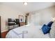 Bedroom with hardwood floors and neutral wall paint at 3278 S Forest St, Denver, CO 80222