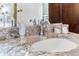 Granite bathroom countertop with sink, chrome faucet and decorative vase at 543 N Marion St, Denver, CO 80218