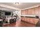 Kitchen and Living Room with open floor plan at 3659 Makley Cir, Castle Rock, CO 80104