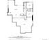 Basement floor plan of the house, outlining the layout of the rooms and the total area at 10869 Bluffside Dr, Lone Tree, CO 80124