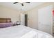 Bedroom featuring a closet and entry doorway at 1975 Cody St, Lakewood, CO 80215