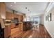 Well-appointed kitchen with stainless steel appliances and a breakfast bar with seating at 3734 Ridgeway St, Boulder, CO 80301