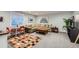 Basement living room with a sitting area and a desk at 3386 Beeler Ct, Denver, CO 80238