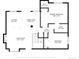 Upstairs floor plan featuring two bedrooms, a bathroom, living room, dining area, and kitchen with dimensions at 12646 Osceola St, Broomfield, CO 80020